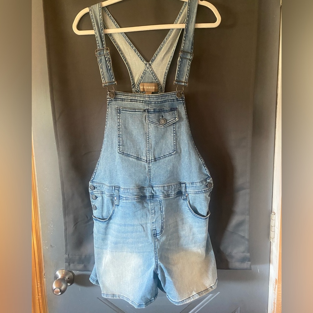 Vintage Bit & Bridle Short Overalls Womens Size 12